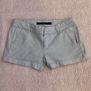 harper light blue shorts